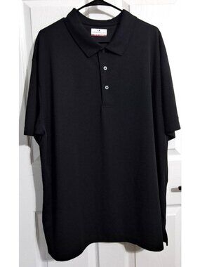 Grand Slam Performance Men's 2XL Black Short Sleeve Polo Golf Shirt